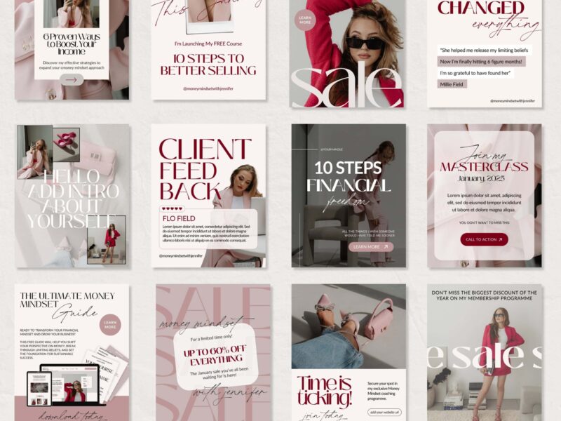 Jennifer Canva Social Templates