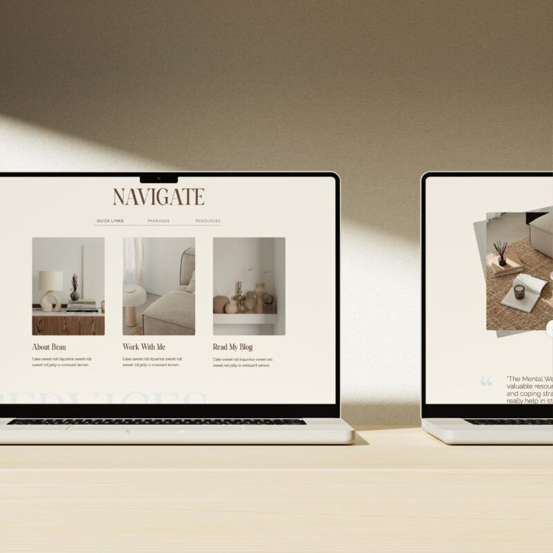 Beau Octavia Showit Website Template - Image 2