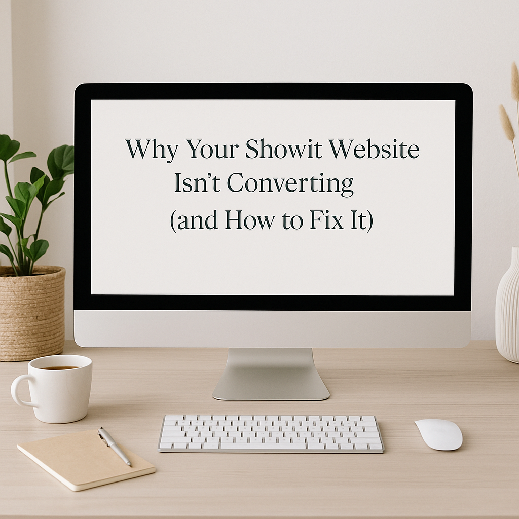 Why Your Showit Website Isn’t Converting (and How to Fix It)